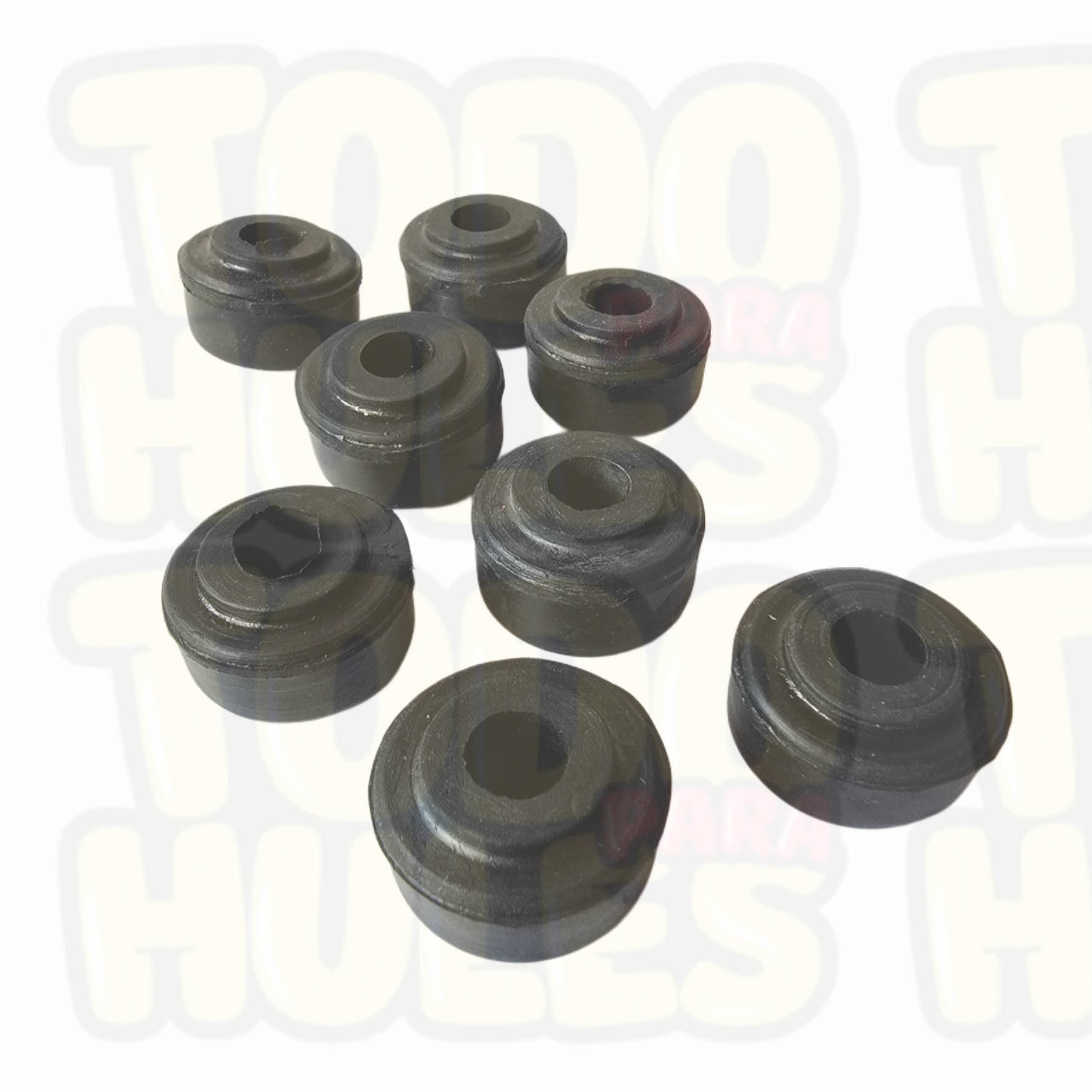 Juego de gomas tornillo estabilizador cacahuate